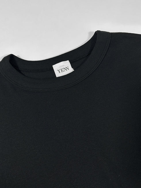 SHORT SLEEVE RIB TEE / Y241-81020-5